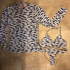 Crewcuts rashguard and bikini set